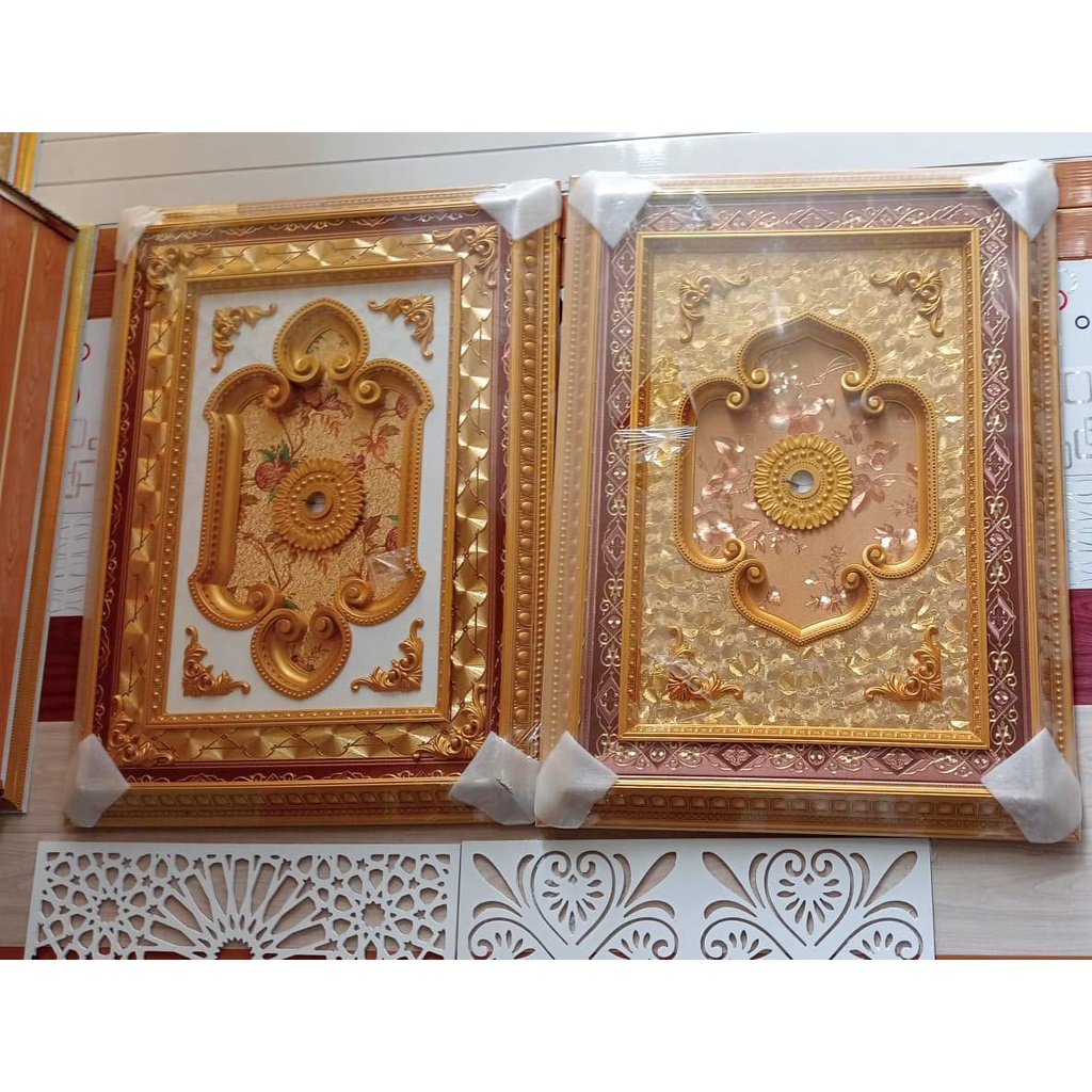 ornamen lampu plafon BESAR  ukuran 90cm x 120 cm