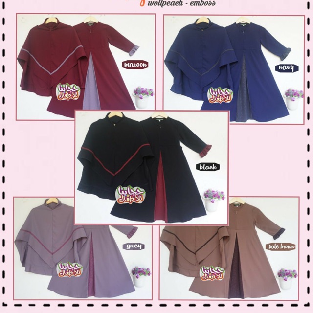 Gamis Syar’i Anak Maiza by Hijabuna