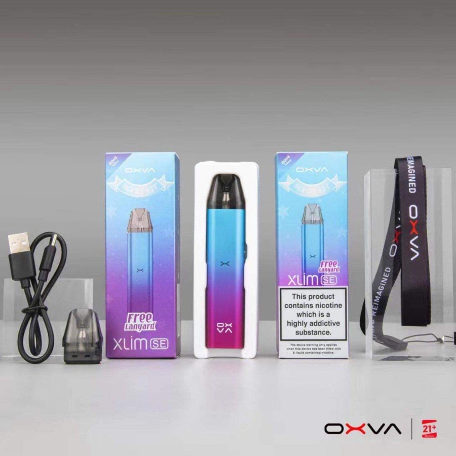 Authentic OXVA Xlim SE Bonus Kit Free Lanyard 25W Pod Kit 900mAh