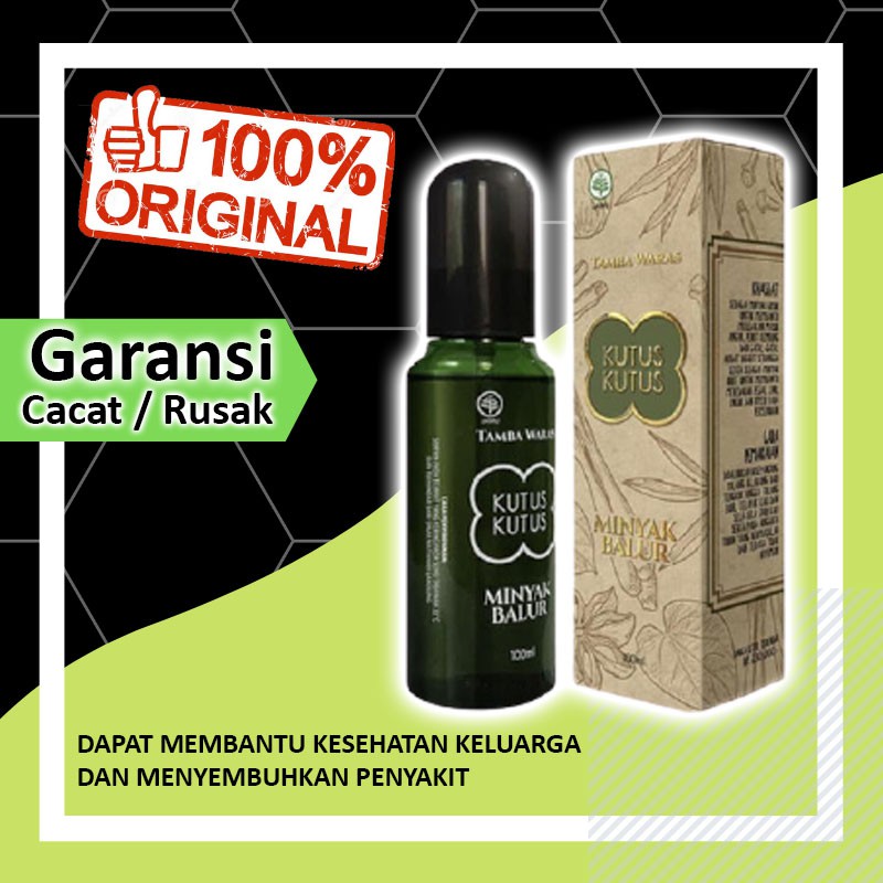 MINYAK KUTUS KUTUS 100ML KUTUS2 ASLI ORIGINAL OFFICIAL OBAT MEMAR LUKA BAKAR JERAWAT RUAM POPOK C93
