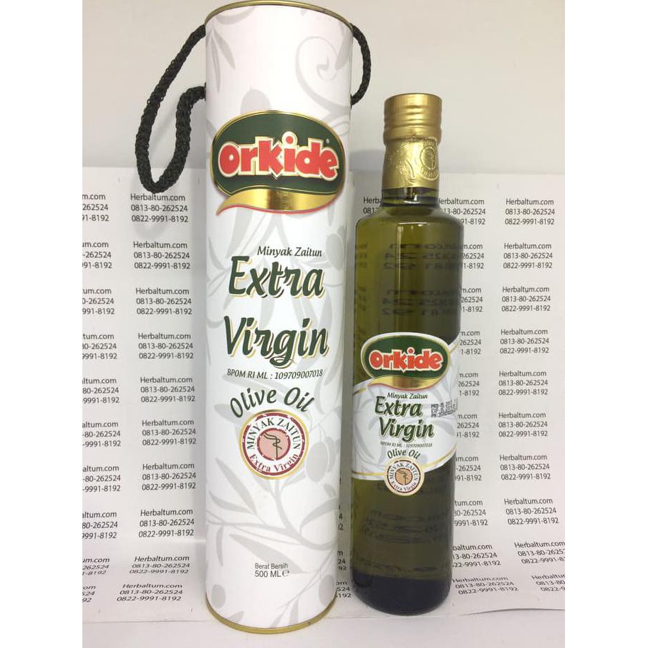 Minyak Zaitun Virgin Oil Perasan Pertama Orkide 500ml Diminum - MURAH