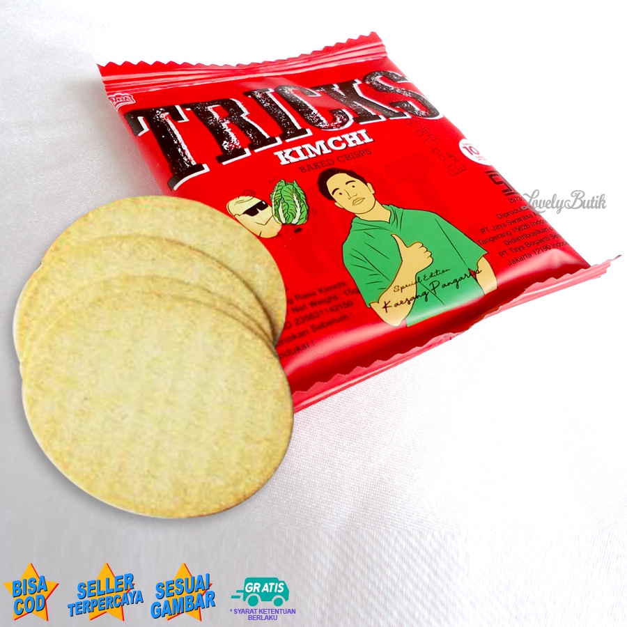 Tricks Biskuit Kentang Potato Baked Chips Aneka Rasa - 1 Box Isi 10 Pack - Lovelybutik