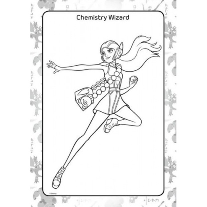 Big Hero 6 - Ready to Rescue Colouring Fun - Buku Mewarnai Anak