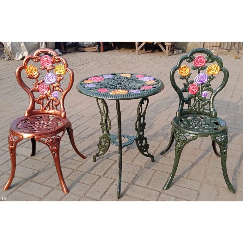 set kursi teras tempa kursi besi