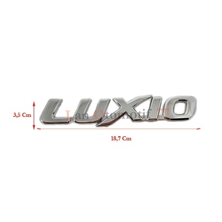 Emblem Logo Mobil Tulisan Luxio