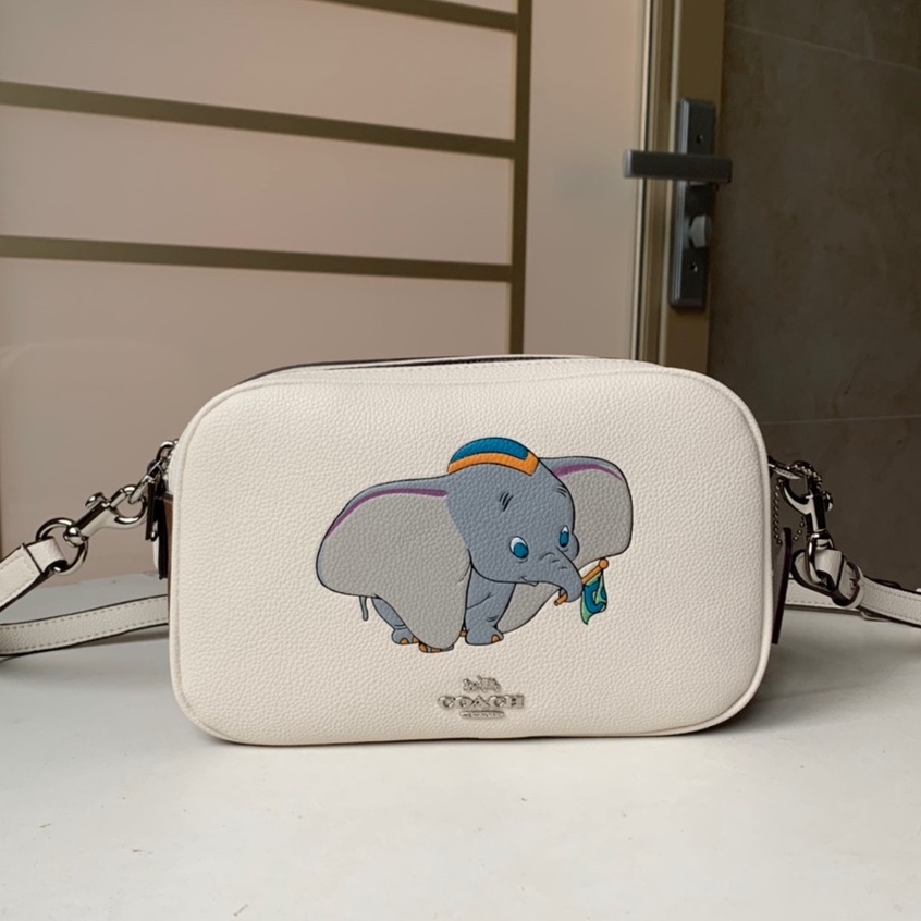 COACH 91125 new fashion all-match tas pria dan wanita impor/tas bahu/tas messenger ritsleting ganda