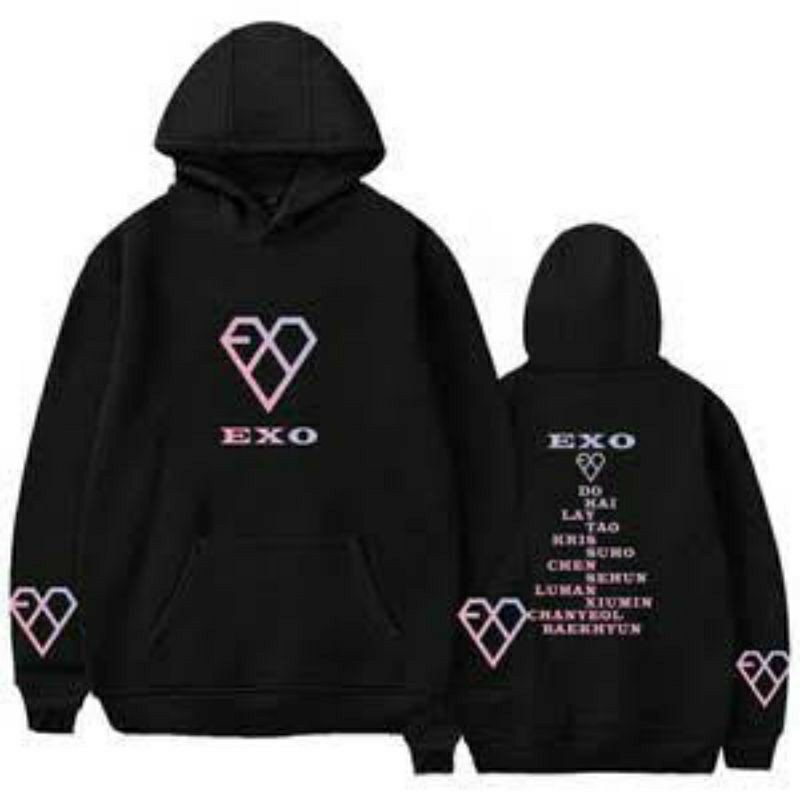 SWEATER EXO HOODIE ALL MEMBER GRADASI