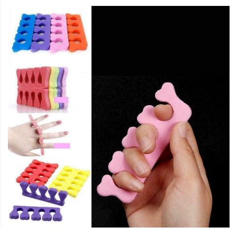 SEPASANG PEMISAH JARI NAIL ART ALAT MANICURE / FINGER TOE SEPARATOR ISI 2PCS MURAH