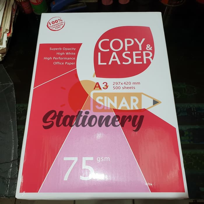 

Promo Kertas a3 75gr copy laser Berkualitas