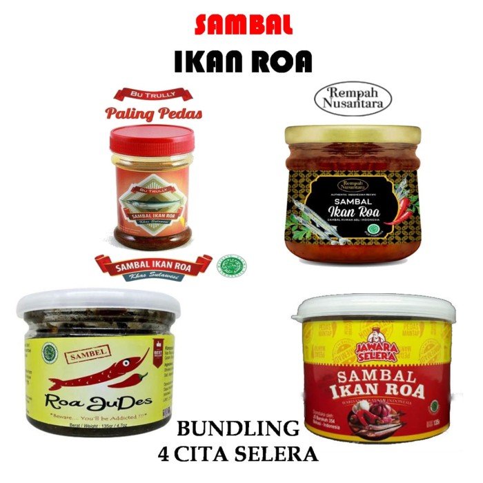 

Terbatas - Sambal Ikan Roa Paket 4 Cita Selera
