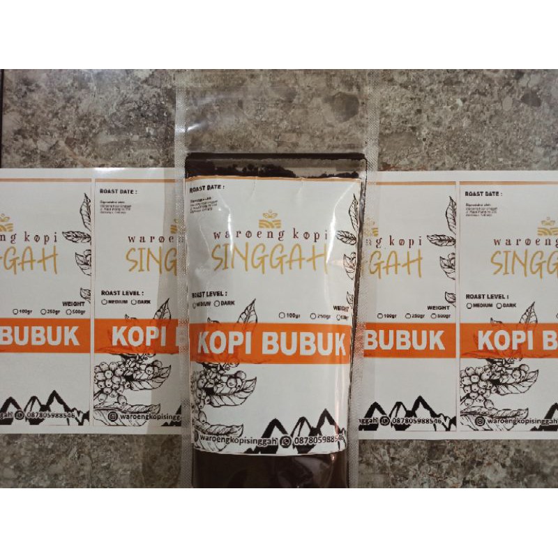 

Kopi bubuk waroeng kopi singgah