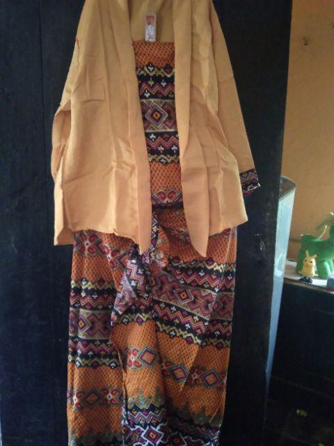 Batik Couple Ferizka Rok Lilit Sabuk Setelan Batik Stelan Wanita Feriska Seragam Kutubaru Navara 3