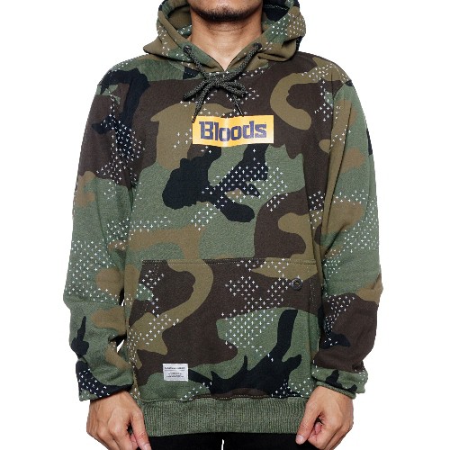 Bloods Sweater Hoodie Tomato 02 Army