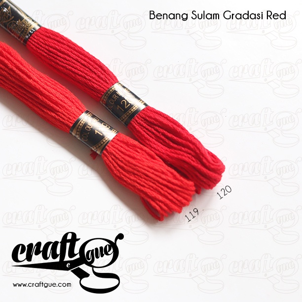 Benang Sulam (Rose) PINK-FUCHIA-MAROON