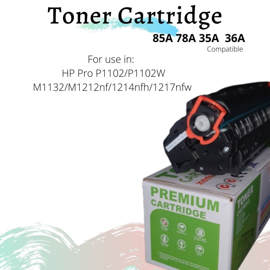 Toner Cartridge Toner Printer Laserjet HP 85A  -CE285A - Hitam