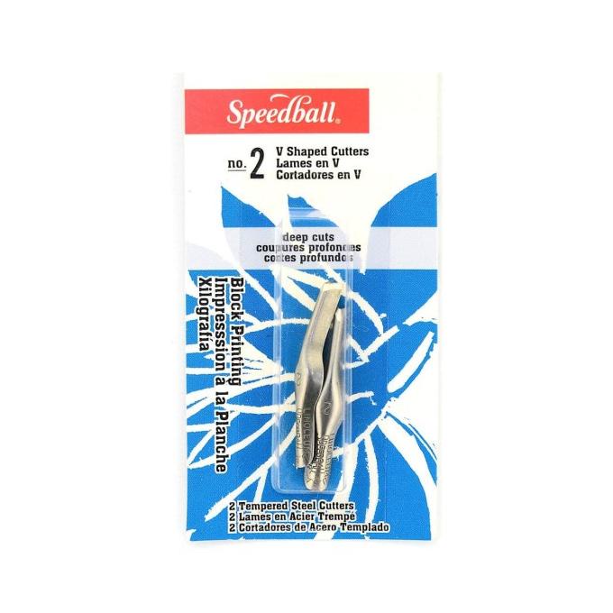 

(BISA COD) Speedball Lino Cutters no.2 V Shaped Large Blade - Deep Cuts FREE ONGKIR Kode 766