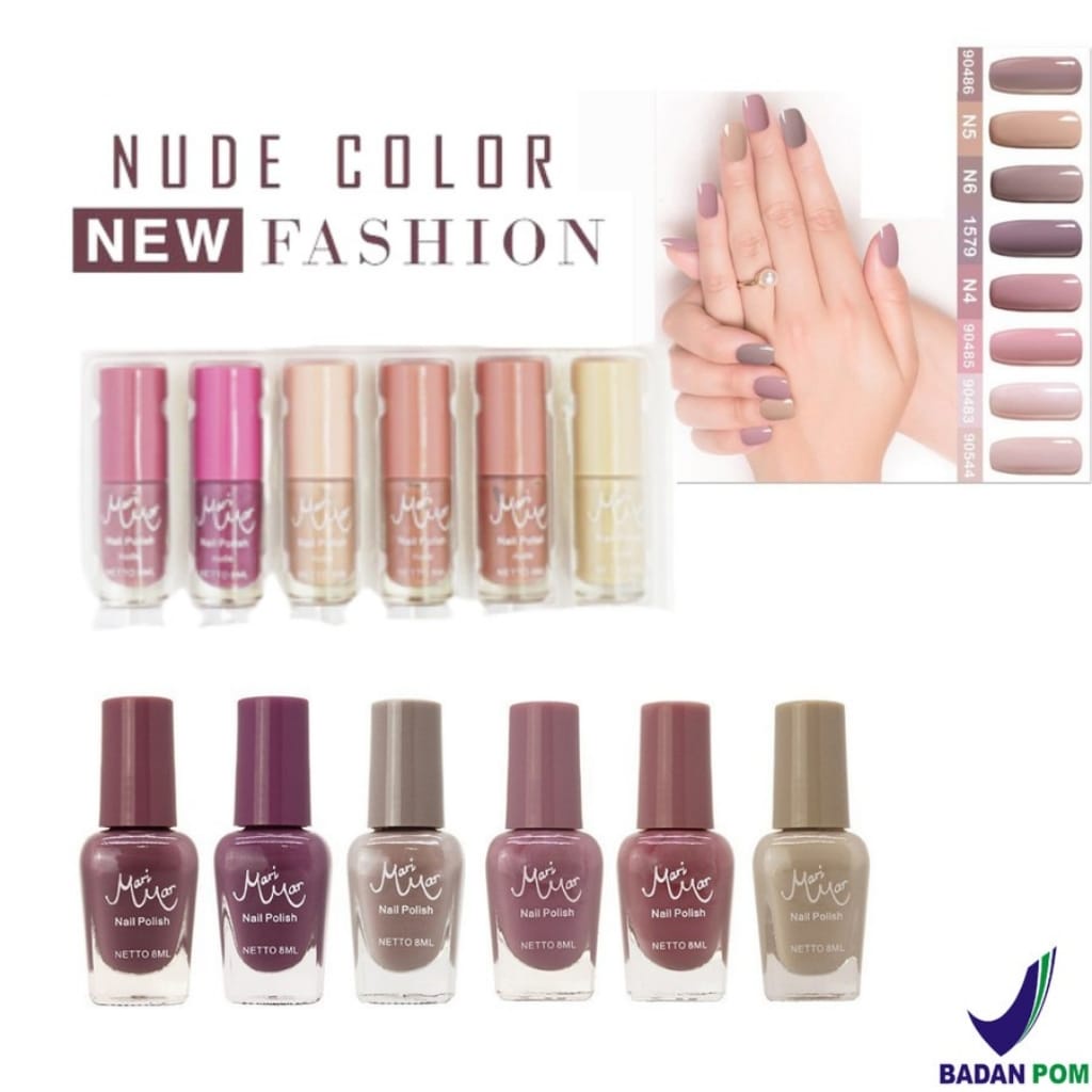 MARIMAR - NAIL POLISH NUDE COLOR FASHION - 088 - 089 -081