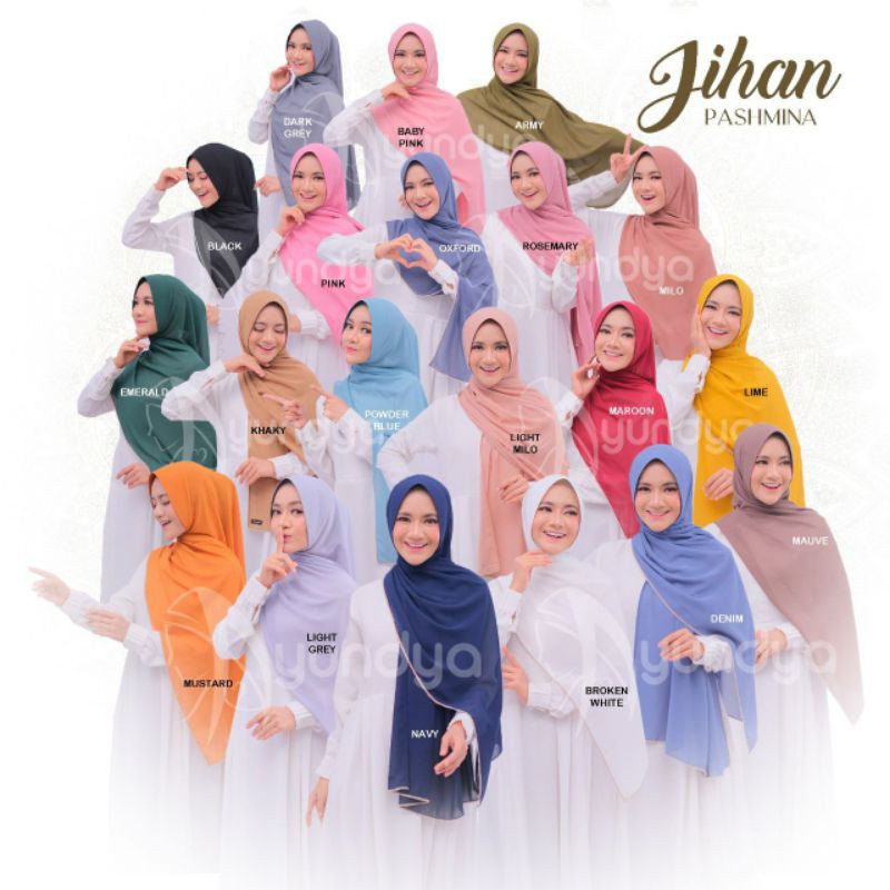 HIJAB PASHMINA SOFTPAD JIHAN || AYUNDYA