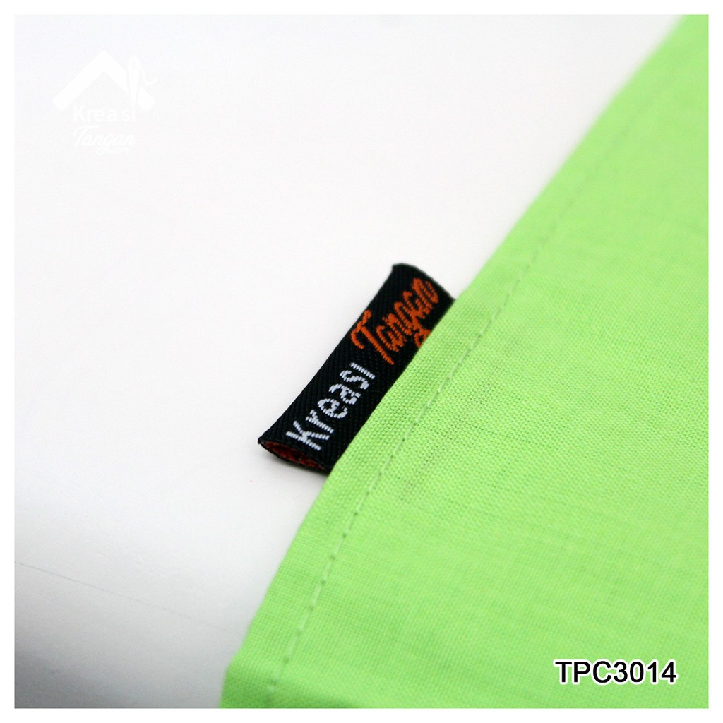 Taplak Meja Polos Table Runner POLOS HIJAU STABILO Ukuran 105x30 &amp; 150x35 (TPC3014)