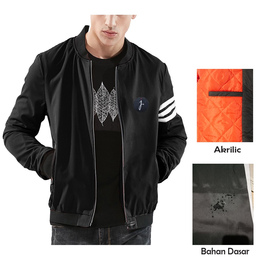 JAKET BOMBER JIGGER / JAKET BOMBER PRIA / JAKET PRIA ORIGINAL / JAKET PRIA TREBARU / JAKET BOMBER WA