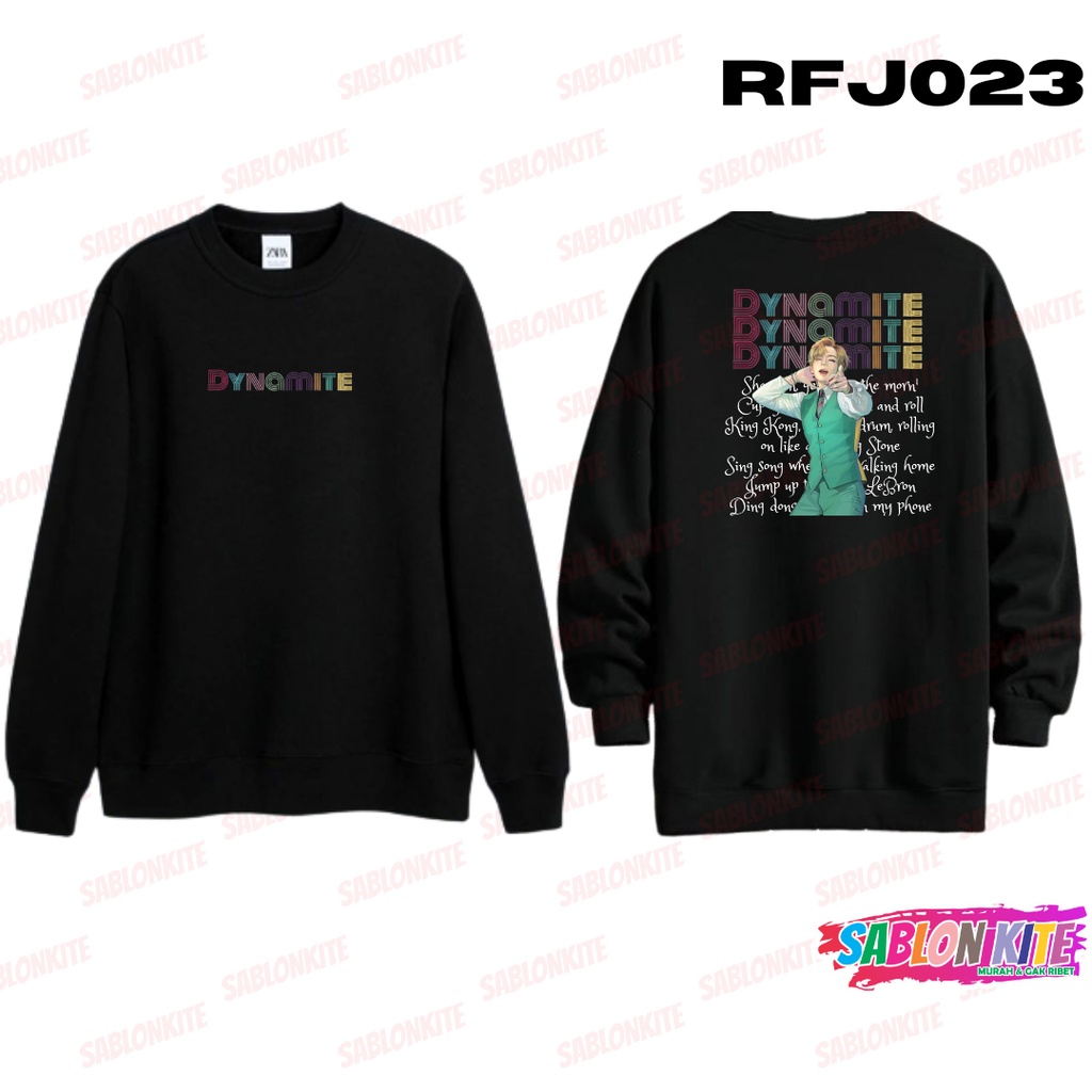 MURAH!!! HOODIE SWEATER KPOP KIM TAEHYUNG DYNAMITE SONG RFJ023