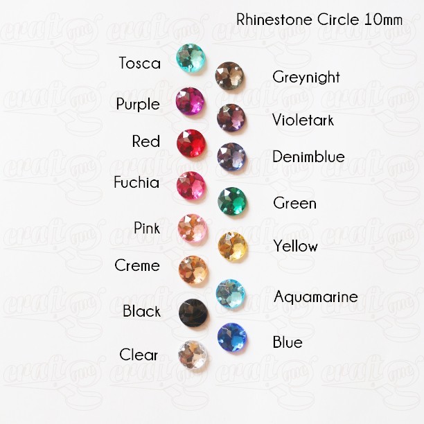 Rhinestone Circle 12mm