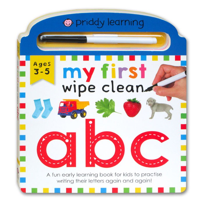 

Priddy Learning My First Wipe Clean ABC Board Book (includes wipe-clean pen) (WW)