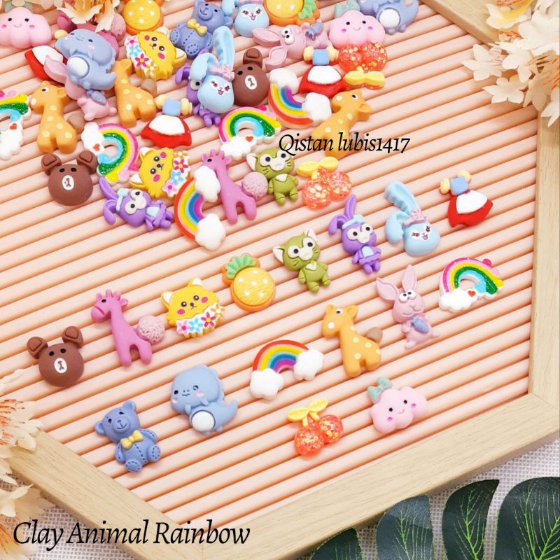 Clay Mix Animal Rainbow