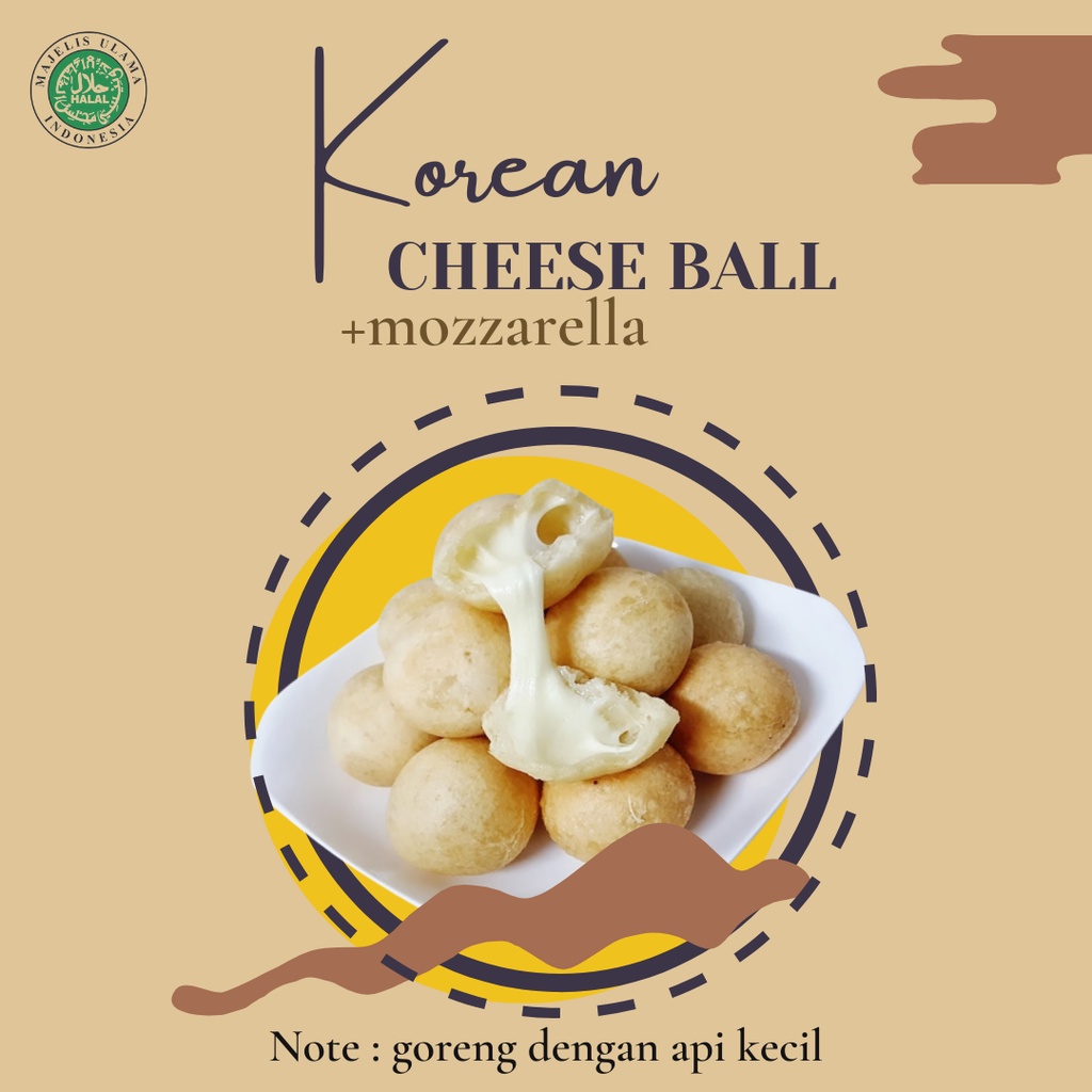 Jual Korean Cheese Ball Mozzarella Indonesia