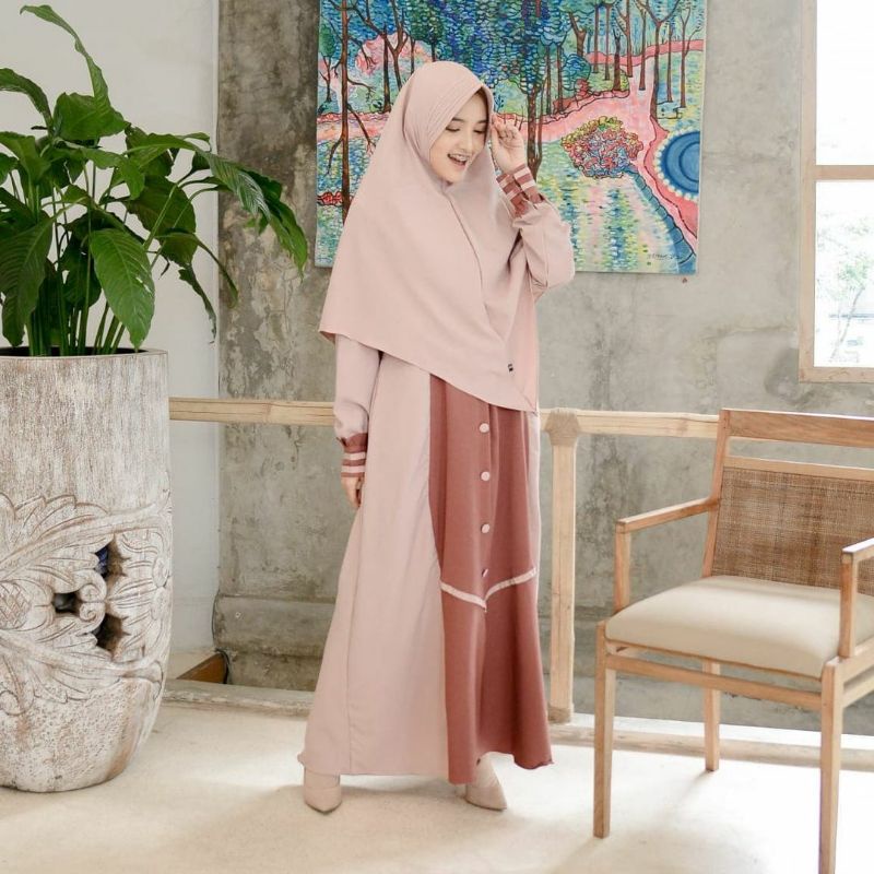 Balqis Set Syar'i By Zayna Project #gamissyari #gamismurah