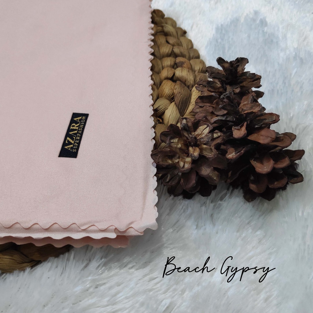 HIJAB AZARA VOAL LASERCUT, VOAL AZARA, JILBAB SEGI EMPAT AZARA VOAL LC, AZARA VOAL JAPAN LC-Beach Gypsy