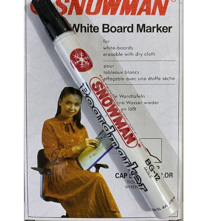 

☐ SPIDOL SNOWMAN WHITEBOARD / WHITE BOARD MARKER ABG-12 / ABG12 ㅧ