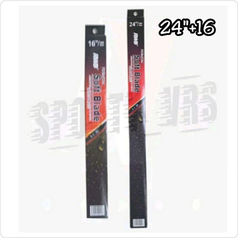 Wiper Depan Innova 24&quot;+16&quot; Model Soft Blade Merk RWB