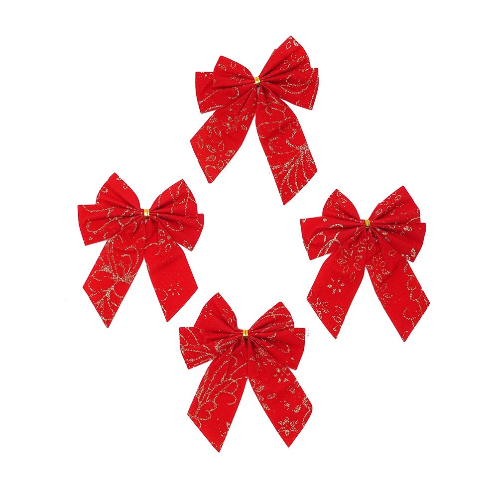 

Pita Natal Bludru Merah Sedang Glitter Gold Isi 4 Aksesoris Pohon Natal Gantungan Ornament Natal Y109