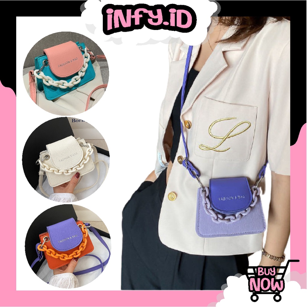 INFY - SlingBag Mini Fashion Wanita Import - Wanita Casual Selempang High Quality COD W160