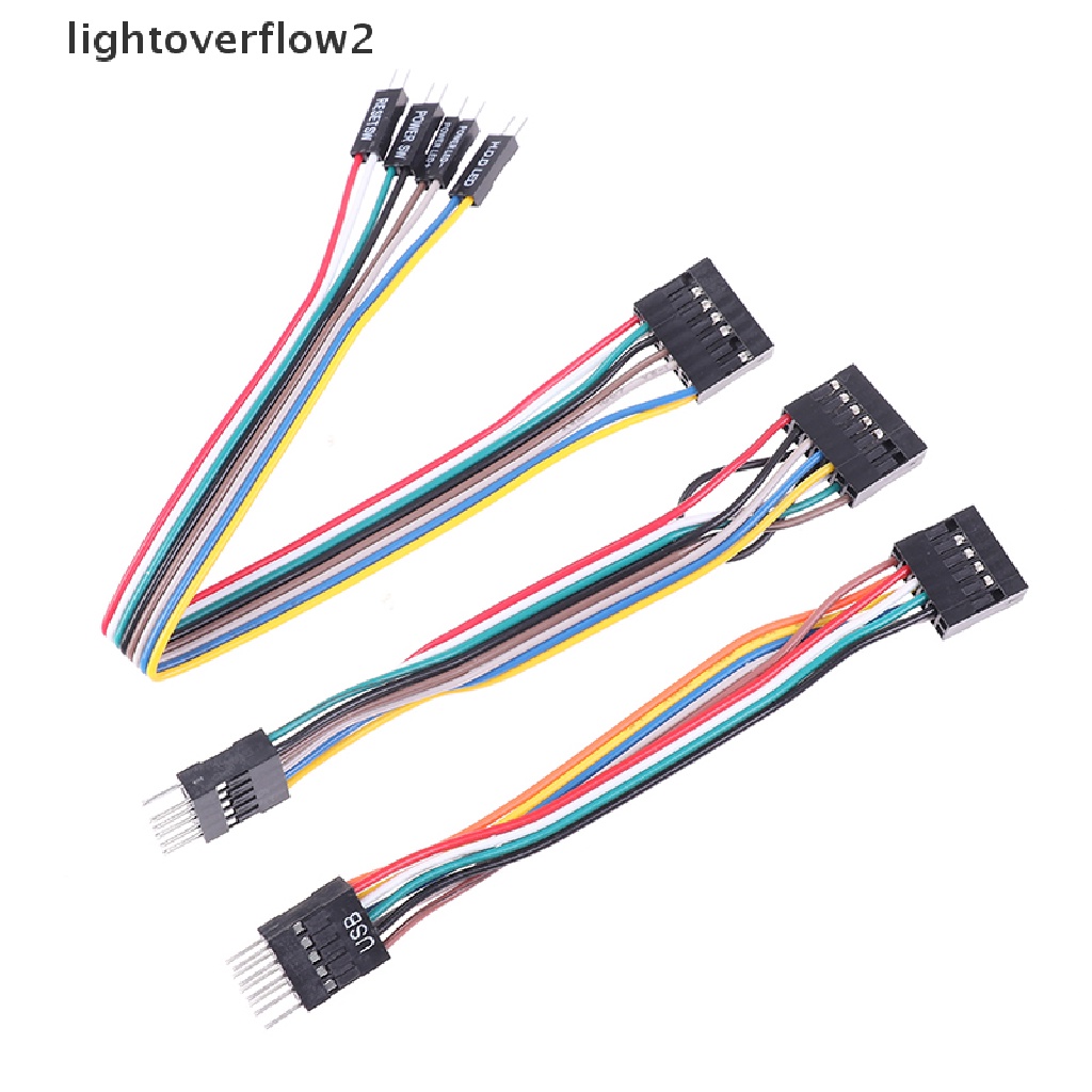 (lightoverflow2) 3pcs / set Kabel USB Audio Untuk Lenovo