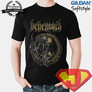 Kaos Band Black Metal Pria /  Original Gildan - BEHEMOTH