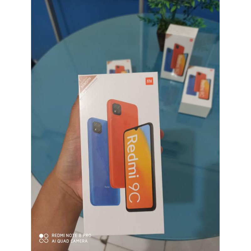Xiaomi Redmi 9C 3/32, 4/64 Garansi Resmi Baterai Jumbo