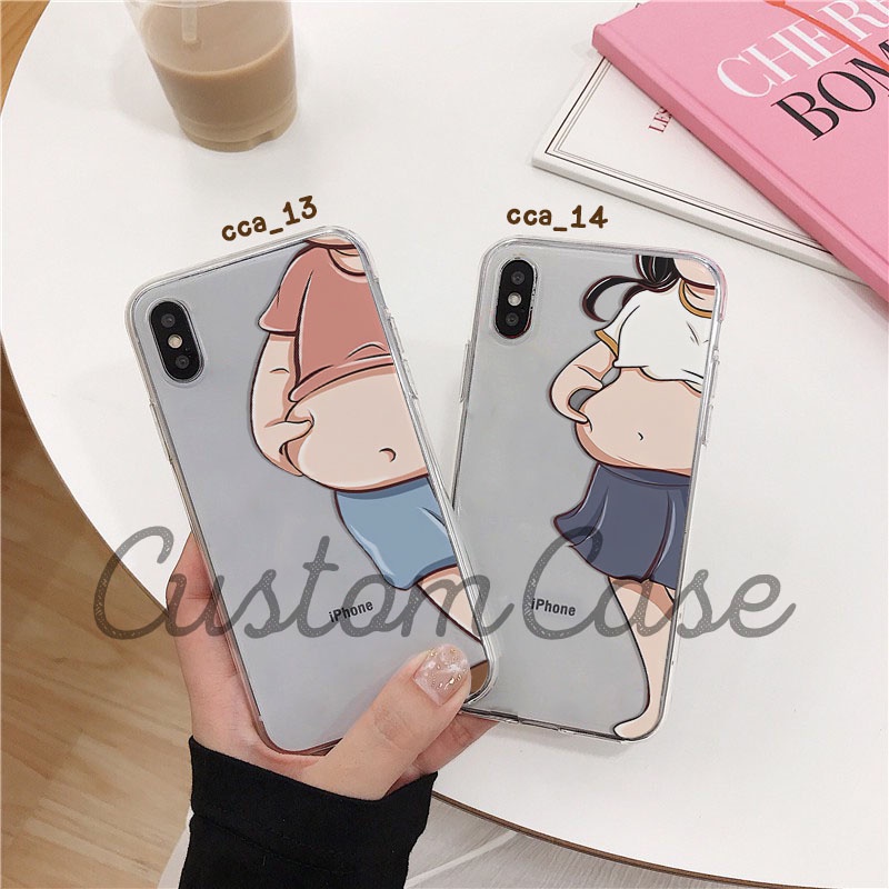 CUSTOM CASE COUPLE CUTE NEW SERIES SOFTCASE ANTICRACK / BLACKMATTE / CLEARCASE / ARMOR AERO CASE