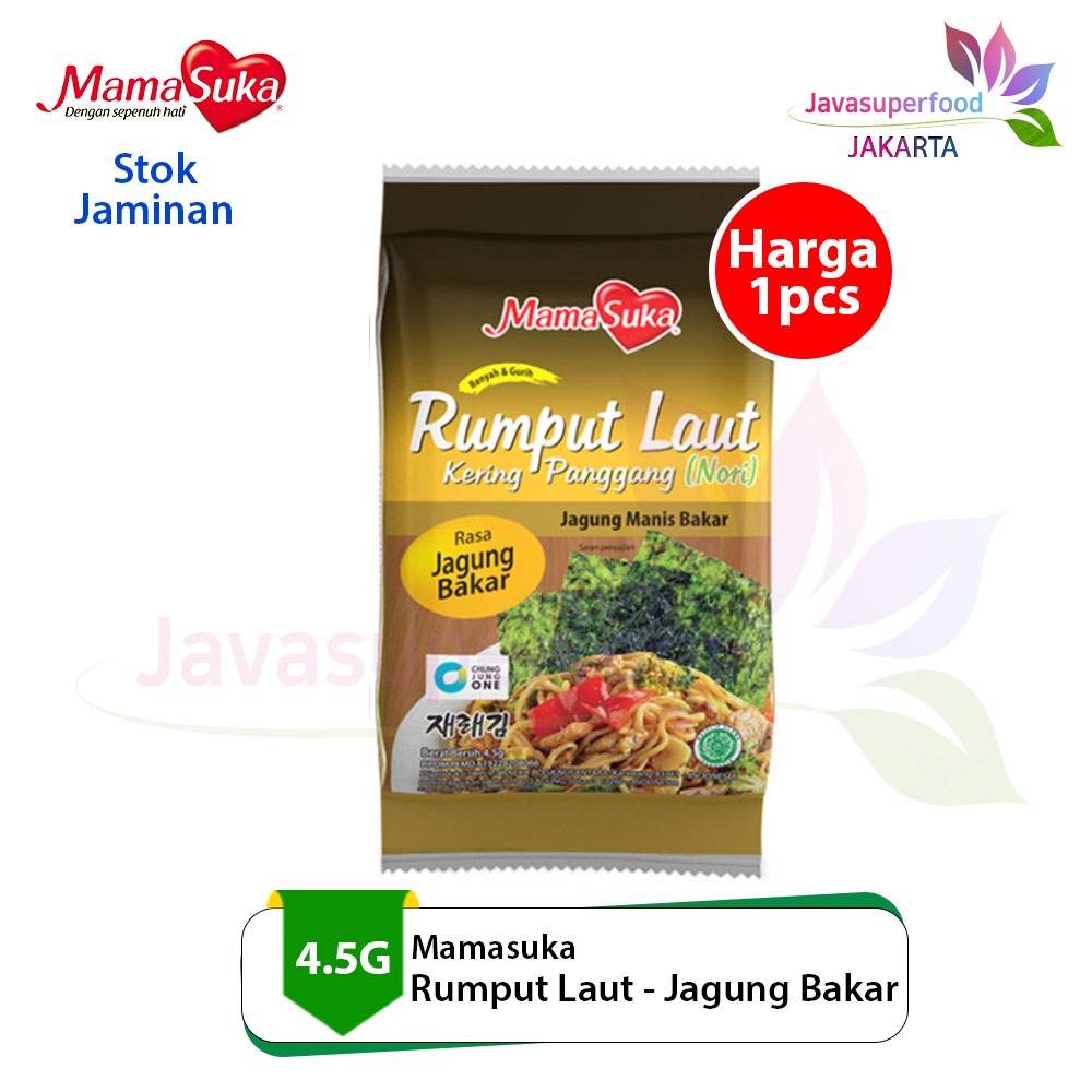 

Mamasuka Rumput Laut Panggang Nori Gim Jagung Bakar Isi 1 Bungkus