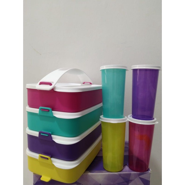 Rantang kotak Tupperware