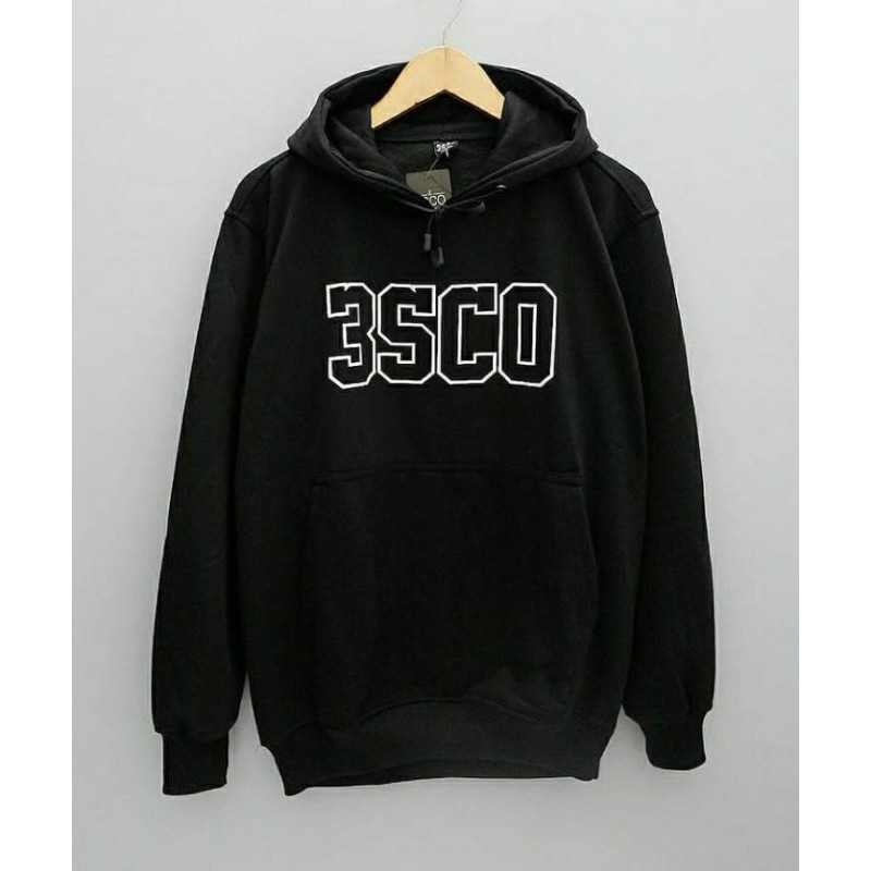 S - XXXXXL(6XL) Jaket 3SCO Hoodie 3SECOND 3SCO BIG SIZE Jacket Jumper JUMBO OVERSIZE Unisex XXL XXXL XXXXL 4L 5XL Maroon Navy Hitam Grey