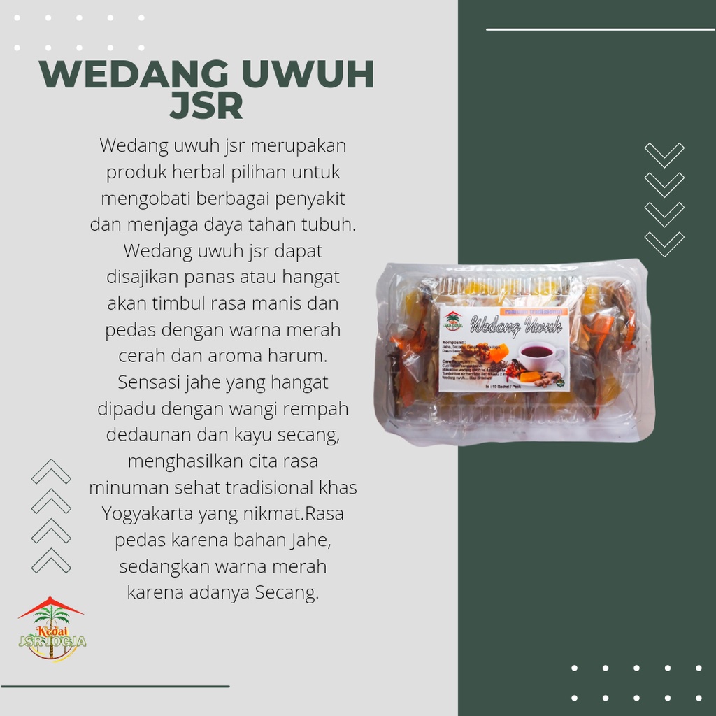 Wedang uwuh JSR isi 10 sachet