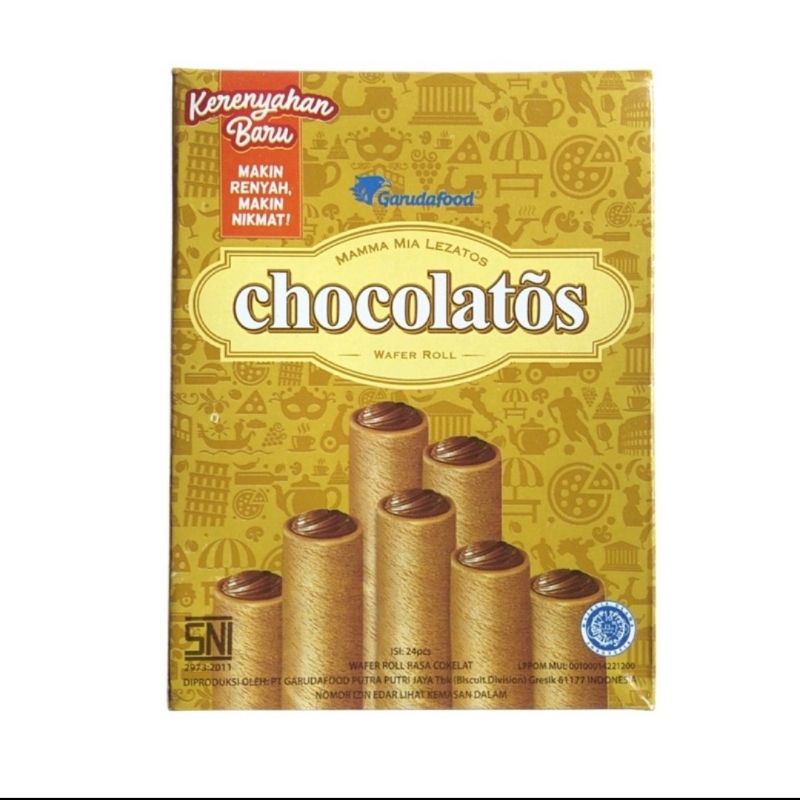 

Chocolator wafer roll garudafood