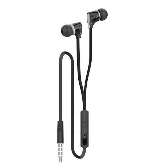 HANDSFREE ROKER RK53K SUARA / EARPHONE BASS / HEADSET IN-EARPHONE