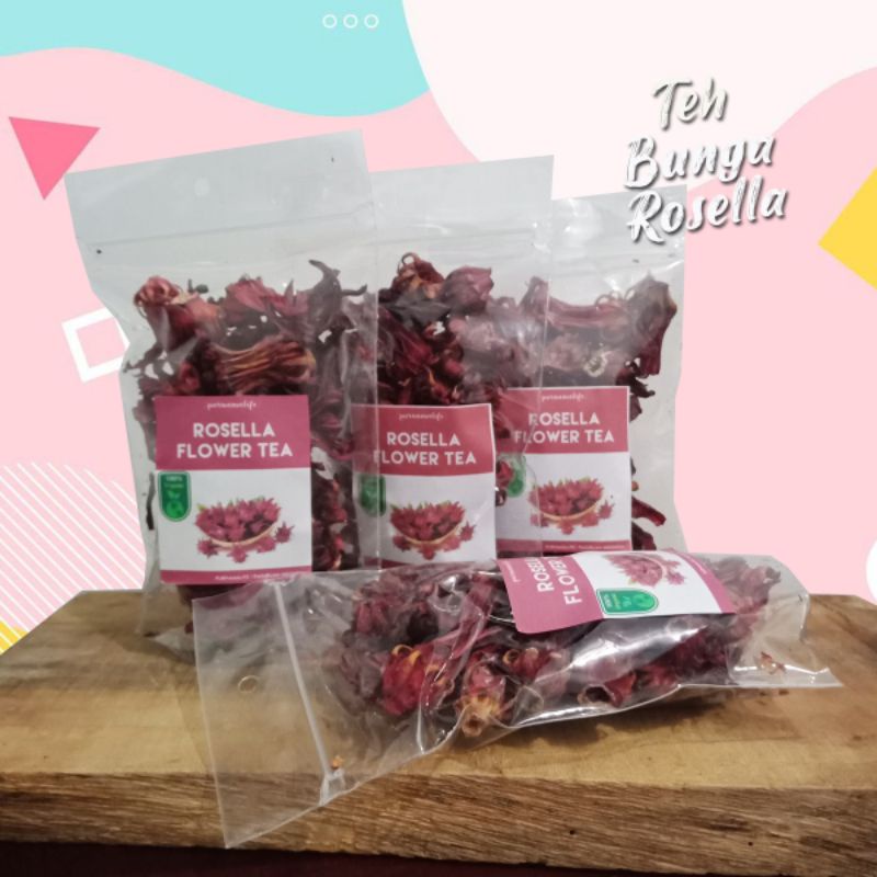 

Terlaris | Teh bunga rosella kering l dried rosella flower
