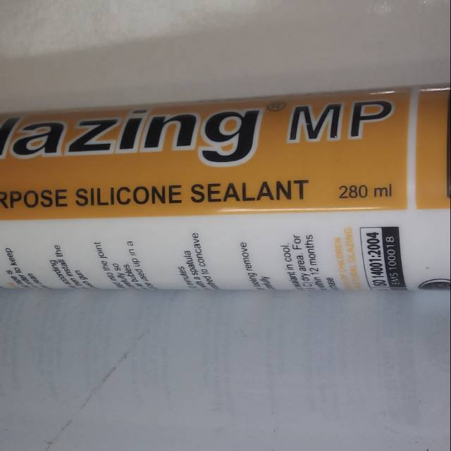 

Lem glazing silicone sealant netral warna white