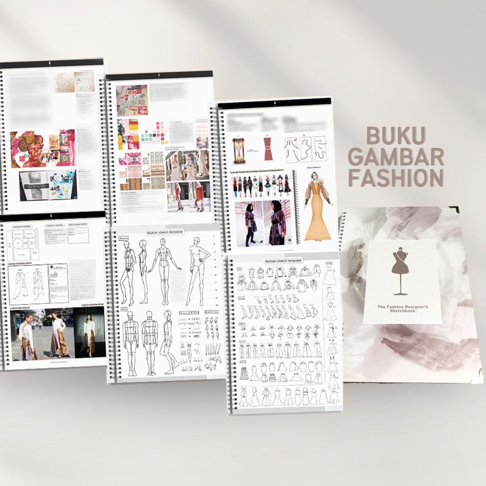 

Siap Kirim.. Alkhansas - Buku Gambar Fashion Designer (Fashion Designer's Sketchbook) Volume 8