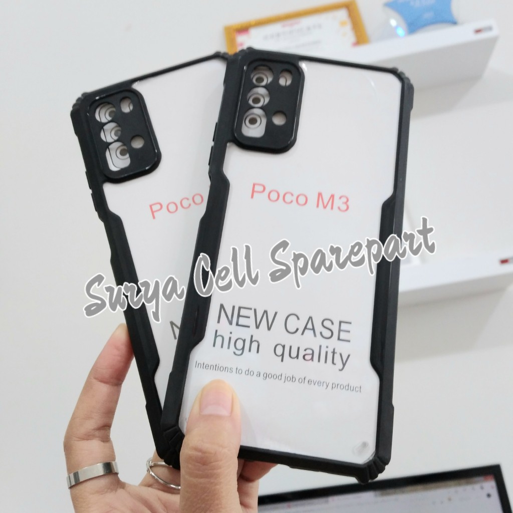 Clear Case Xiaomi Pocophone M3 - Softcase Shockproof Pocophone M3 - SC