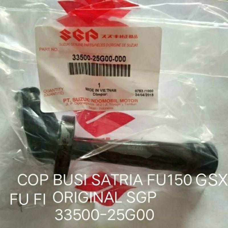 COP BUSI SATRIA FU150 SATRIA INJEKSI FU FI GSX CANGKLONG BUSI ORIGINAL SUZUKI ASLI SGP